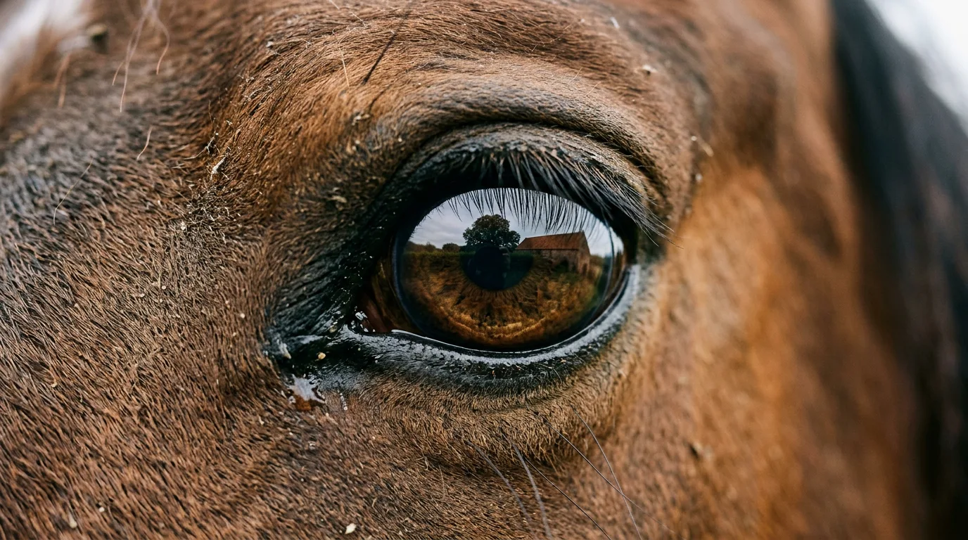 Un regard de cheval, Écurie de Balmon, Villeneuve